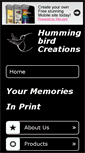 Mobile Screenshot of hummingbirdcreations.info